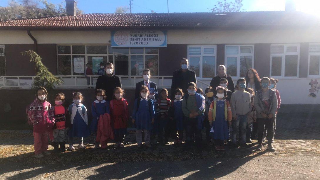 İlçe Milli Eğitim Müdürümüz Yukarı Alegöz Şehit Adem Ballı İlkokulunu Ziyaret Etti